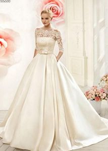 Robes de mariée trapèze en dentelle scintillante, épaules dénudées, avec train de balayage détachable, grande taille, robes de mariée sexy, 2022
