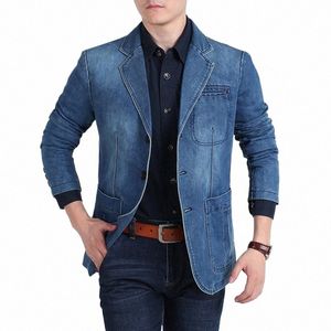 2022 Primavera y otoño Nueva chaqueta para hombres Casual Denim Retro Coat Slim Fit Elegante Fiable Coat Chaquetas personalizadas de lujo 52MM #