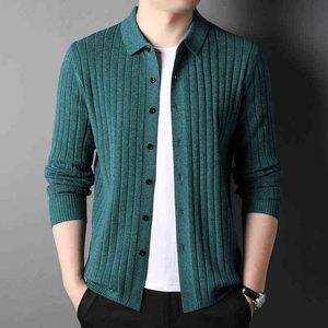 Cardigan rétro à boutons pour hommes, beau pull décontracté pour jeunes, nouvelle collection printemps et automne 2022, L220730