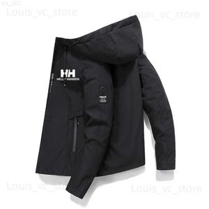 2022 Spring Autumn HH Men Clothing Outdoor Fishing Waterproof Jacket Sweatshirt Hoodie Windbreaker SportWear Clothes Outwear Top T220716