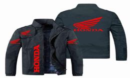 2022 Vestes pour hommes au printemps Honda Car Wing Red Red Windbreaker Fashion Motorcycle Men Men de vêtements 5770298