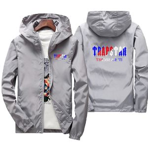 2022 Spring Fall Men Fashion Brand Trapstar Vestes et manteaux New Men's Windbreaker Bomber Jacket Men Men Armée de cartes à l'extérieur Vêtements décontractés