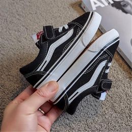 2022 Lente Nieuwe Baby Peuter Schoen Jongens Meisjes Casual Canvas Schoenen Koreaanse Doek Kinderen Sneakers