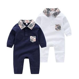 2022 Lente Nieuwe Pasgeboren Rompertjes Babykleding High-End Children Kleding Jongens en Meisjes Jumpsuit Babys 100% Katoen Bodysuit