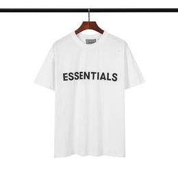 2022 printemps été Hip Hop Essentials 3D silicone t-shirt de planche à roulettes F hommes femmes à manches courtes chemise décontractée A23