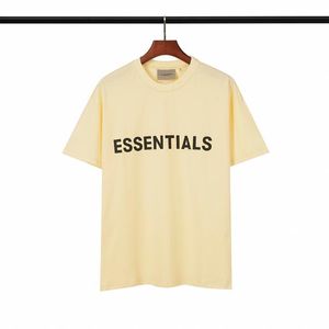 2022 Spring Summer Hip Hop Essentials 3D Siliconen T -stuk skateboard T -shirt F Men Vrouwen Korte mouw Casual shirt A22