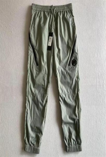 2022 SS Metal Nylon Hombres Pantalones One Lens Logo Cremallera Bolsillo Pantalón Masculino Chándal al aire libre Pantalones de jogging casual Alta Calidad267O3208928