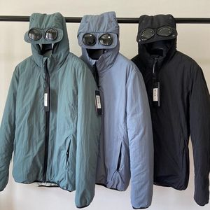 Veste d'hommes plus récentes en veste amovible Goggle Chrome-R rembourré extérieur briseur d'hiver épais manteau veste de veste M-xxl