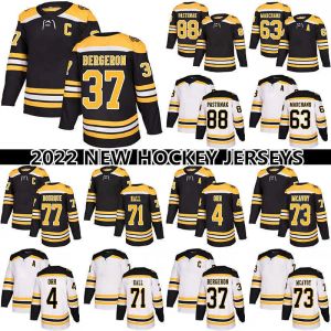 Maillots de hockey cousus 2022 rétro rétro Patrice Bergeron David Pastrnak Brad Marchand Taylor Hall Charlie McAvoy Bobby Orr maillot de hockey sur glace