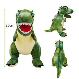 2022 Gebouwde dieren pluche poppen 8 stijlen schattige dinosaurus pluche speelgoed actie cijfer kinderpop kinderpop