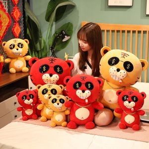 2022 animaux en peluche gros dessin animé jouets en peluche belle 22cm poupées tigre chanceux soutien pour personnalisé