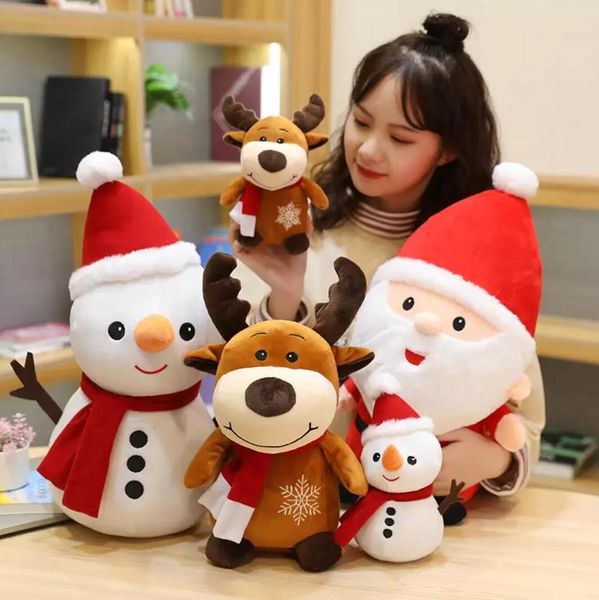 2022 peluches faveur animaux 23 cm noël peluche poupée douce peluche animaux peluches poupées cadeaux pour enfants cadeau d'anniversaire en gros B0817