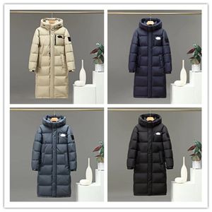Stijl Beroemde Designer heren verlengen lange donsjack Co-branding Canada North Winter Hooded Coat Jassen Outdoor Heren Kleding Winddicht S-2XL 2122