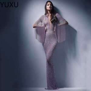 2022 Stijlvolle vrouwen Mermaid Avondjurken Formele zeemeermin Appliques Satin Long Robe de Soriee feestjurken Vestidos Custom Made Made