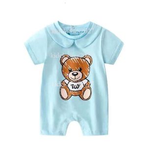 2022 Summer Baby Boy Girl BB New Born Romper 100% Cotton Vêtements Carton à manches courtes Little Bear NOUVEAU NOUVELL