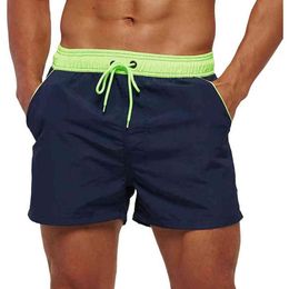 2022 Summer Board Shorts Maillot de bain Male Home Resorts Surf Beachwear Shorts de plage Hommes Maillots de bain Solide Vêtements pour hommes Pantalons Y220420