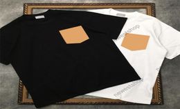 2022 Summer Luxury Europe Mens T-shirts Men Men Pocket Geometry Print T-shirt Top Shirts Fashion High Quality Designer Tshirt Women S5214941