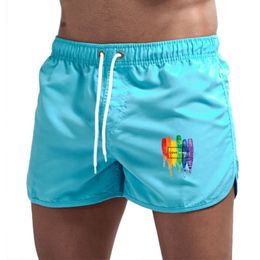 Pantaloncini sportivi da uomo estivi 2022 Nuovi pantaloncini Besch Cool Beach Fitness ad asciugatura rapida Pantaloni da corsa maschili Costumi da bagno da uomo corti