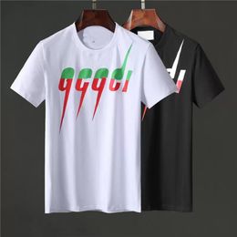 2022 Hombres Diseñadores Camisetas Polos de verano Grúa Impresión Camiseta Hip Hop Hombres Mujeres Camisetas de manga corta Tamaño M-3XL