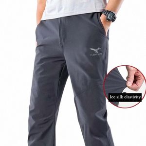 2022 Verano para hombre Pantalones de senderismo Estiramiento Transpirable Al aire libre Pantalones finos de secado rápido Pesca Cam Trekking Pantalones Bolsillos con cremallera x4nI #