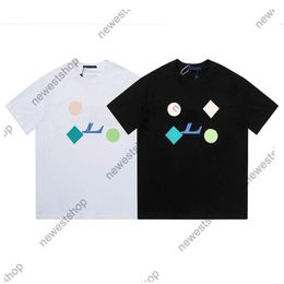 2022 Sommer Paris Herren T-Shirts Designer T-Shirt Luxus T-Shirt Männer Farbe Briefdruck T-Shirt Damen Kurzarm Baumwolle T-Shirt Casua287A