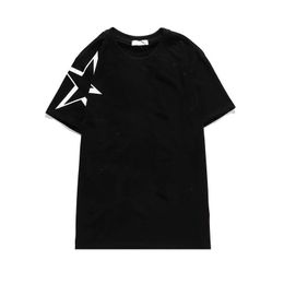 2022 T-shirt voor mannen Summer Mes T-shirt Fashion Tide Shirts Letter Print Casual Men Women Crew Neck Grootte S-2XL