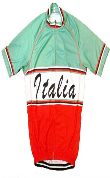 2022 Talia Tricolore Retro Vintage Cycling Jersey Breathable Outdoor Jerseys Short Summer Summer Séchon Dry Vêtements MTB ROPA CICLIS4409504