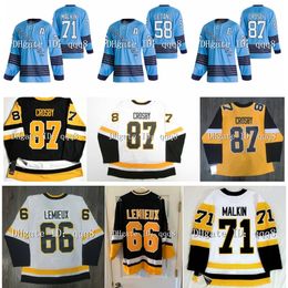 Chandail de hockey Sidney des classiques de l'équipe 2022 Kris Letang Nathan Beaulieu Rickard Rakell Jake Guentzel Jaromir Jagr Lemieux Evgeni Malkin