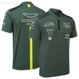 2022 équipe F1 Formula One costume de course revers polo chemise vêtements personnalisé grande taille 8C5PA