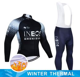 2022 Team Grenadierwinter Cycling Pro Jersey 20D Pantalon Set Mtb Ineos Bicycle Clothing Mens Ropa Ciclismo Thermal Fleece3539330