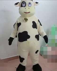 2022 The Cow Mascot Costumes Animated Theme Dairy Reclame Promotie Cospaly Cartoon Mascotte Karakter Volwassen Halloween Carnaval Party Costume