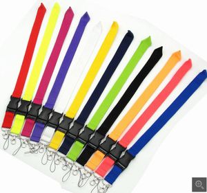 2022 Accesorios deportivos de titanio Cordón de teléfono celular Correas Ropa Marca deportiva para llaves Cadena Tarjetas de identificación Titular Hebilla desmontable Cordones 100pcs