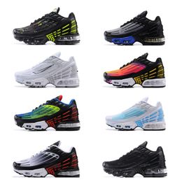 2022 TN3 Kids Running Chaussures Athletic Outdoor Sports Sneakers Jogging Chaussures d￩contract￩es Enfants Sport Boy Girls Trainers TNS Sneaker Classic Trainers Taille 28-35