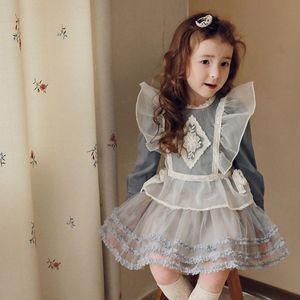 2022 Toddler Bébé Vêtements Vintage Infant Enfant Gilet Pour Filles Enfants Crochet Dentelle Fleur Hollow Casual Tops Casual Topcoat