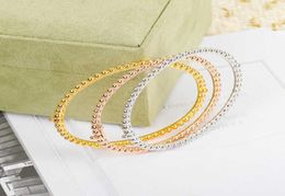 2022 Top marque pur 925 bijoux en argent Sterling marque de luxe perles en or Rose bracelet bijoux de mariage autour du bracelet classique 1953885