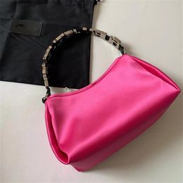 2022 Bolsos de mujer de diseñador superior Bolsos de bambú retro clásicos Mini colección de mezclilla Un hombro Carteras de mano de lujo297o