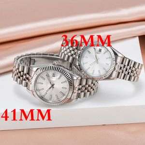 Luxe horloge 36/41 mm heren- en damesprecisie duurzaam automatisch uurwerk roestvrij stalen horloge