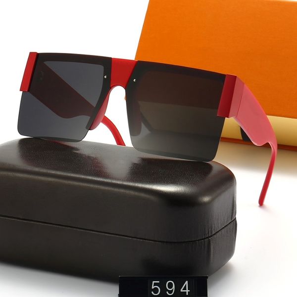 2022 Top Luxury Designer Sunglasses Polaroid Lenses Lenes Mens Mens Goggles Premium Womens Lunes Cadre Vintage Sunglasses Vintage avec Case 229Z