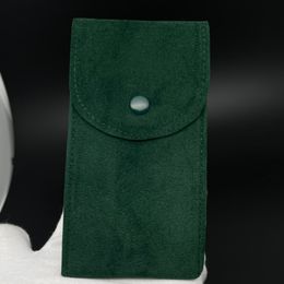 2022 Top Luxury Green Papers Gift Watches Boîtes Carte de sac en cuir pour Rolex Watch Box 01
