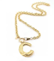 2022 Collier pendentif à breloque de qualité supérieure, longue chaîne en plaqué or, peut servir de ceinture pour femmes, bijoux de mariage, cadeau avec boîte tampon PS4939