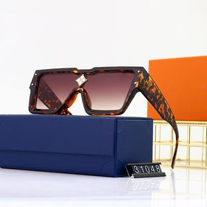 2022 Lunettes de soleil pour hommes de qualité supérieure pour femmes 31048 hommes Sun Gernes Le style de mode protège les yeux UV400 Lens avec cas