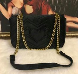 2022 Top Qualité Nouveau Style Marmont Femmes Messenger Sacs Sacs À Main Argent Chaîne Épaule Bandoulière Soho Sac Disco Bourse Portefeuille en stock