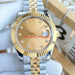 2023 TOP Rose Dial Dame Horloge 31mm 278273 Rvs Diamond Bezel Automatic Mechanica Sapphire Womens Horloges Ar248