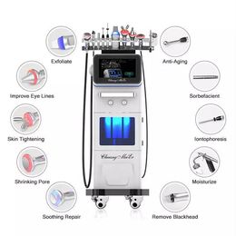 2022 Topverkoop 10 in 1 Face Care Hydra Aqua gezicht Dermabrasion Machine Hydro Oxygen Face Skin A Skin Rjuvenation Beauty Salon Equipment