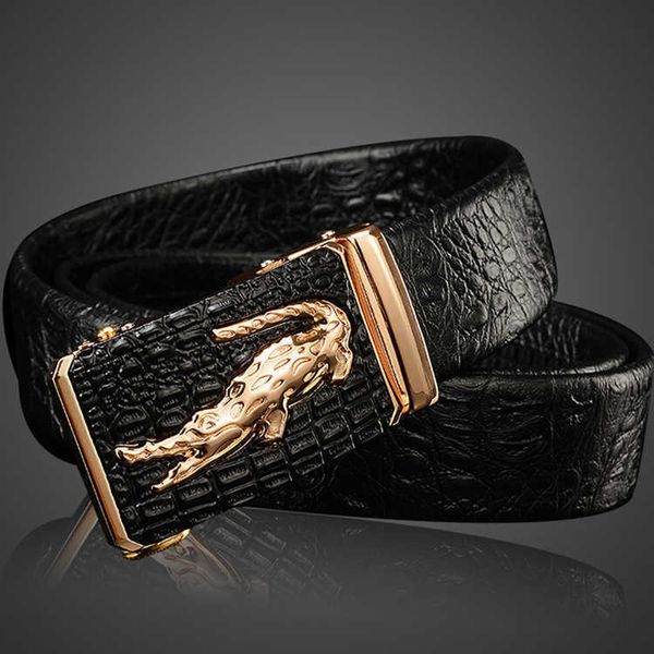 Mode TopSelling Ceinture pour hommes en cuir Ceintures de luxe classiques Cuir de vachette boucle automatique pantalon ceinture noir marron bandes de ceinture