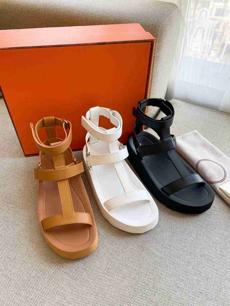 2023 TopSelling célèbre marque femmes Paris élégant plate-forme sandales designer nouvelle qualité supérieure mode été casual chaussures romaines pour femmes en gros