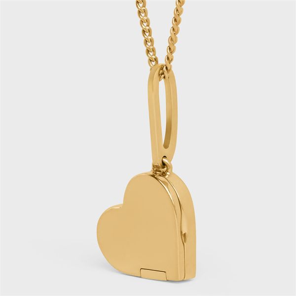 Colección del Día de San Valentín 2022, collar de amor, colgante creativo con acabado dorado, abre regalos de joyería versátiles a la moda para mujer