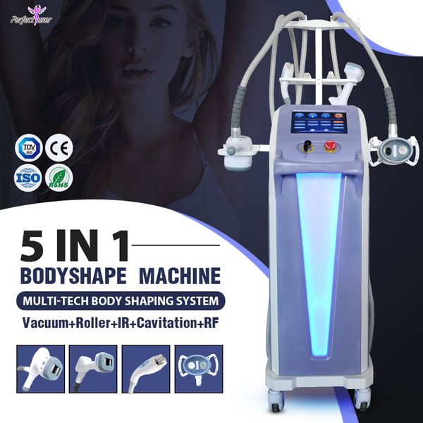 2023 Sistema de rodillos de masaje de grasa al vacío para dar forma al cuerpo máquina para perder grasa rf estiramiento facial rejuvenecimiento de la piel