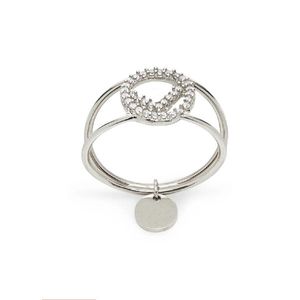 2022 Trouwringen Luxe Designer Ring Zilveren Womens Ringen Heren Paar Ring Hoge Kwaliteit Vrouwen Sieraden Geschenken