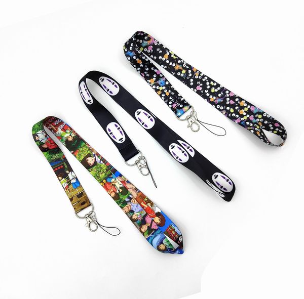 2022 Venta al por mayor 100 unids Correas de teléfono celular Encantos Japón Anime Estilos Celebrity Lanyard Moda Llaves Cuello móvil ID Badge Titulares Colgante Regalo Accesorios de joyería